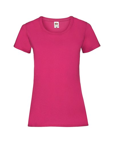 T-shirt Lady-Fit Value Weight Fucsia