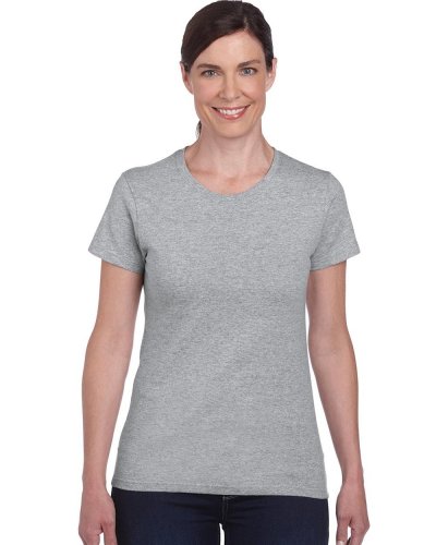 Camiseta heavy cotton mujer Sport Grey