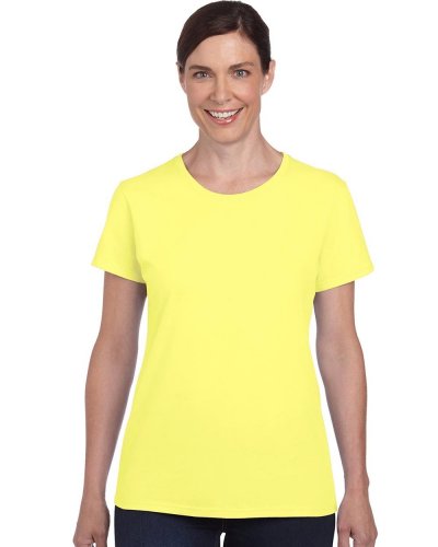 Camiseta heavy cotton mujer Cornsilk