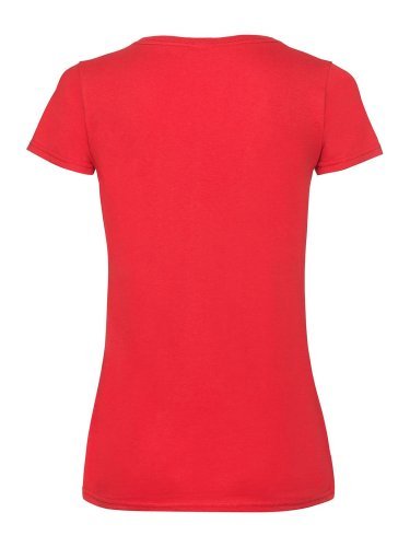 Fruit of the Loom T-shirt donna scollo V cotone leggero 165g