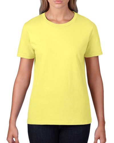 T-shirt donna Premium Cotton Cornsilk