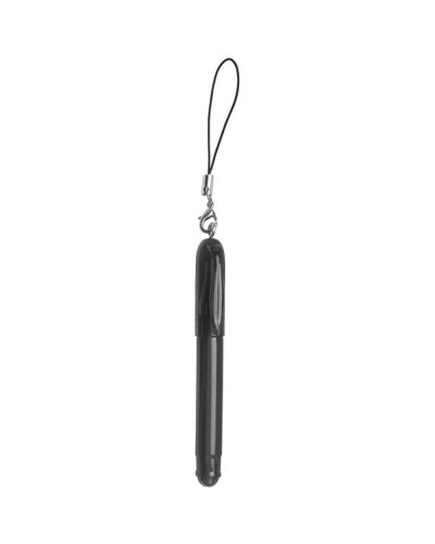 Mini penna a sfera con cordino Nero