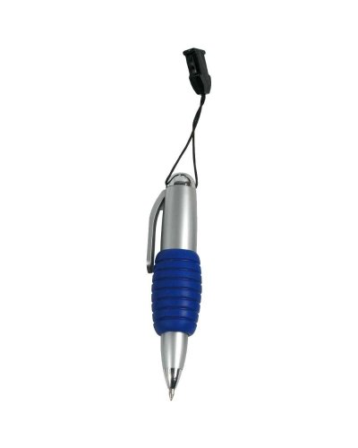 Mini penna a sfera con laccio Blu scuro