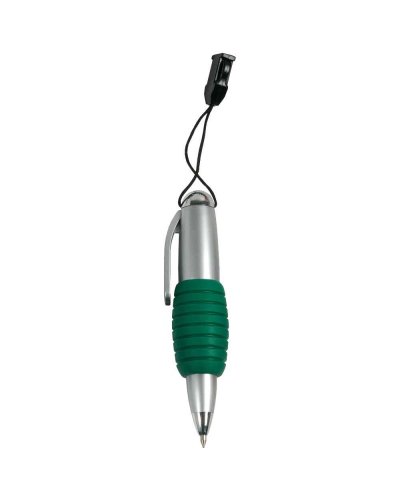 Mini penna a sfera con laccio Verde