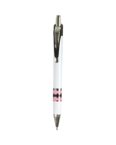 Penna in plastica con colori squadre di calcio Rosa
