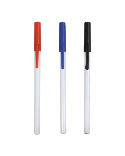 Penna in plastica con cappuccio