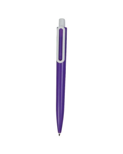 Penna con clip a forma di graffetta Violetto