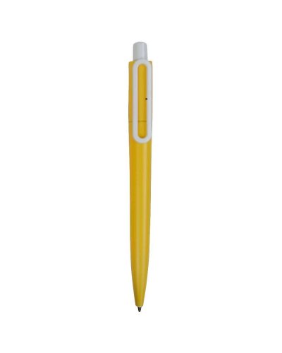 Penna con clip a forma di graffetta Giallo
