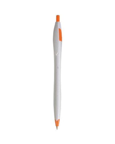Penna a sfera a scatto in plastica Arancione