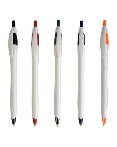 Penna a sfera a scatto in plastica