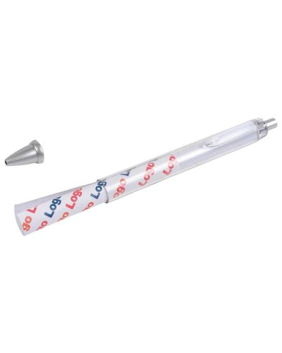 Penna con fusto trasparente