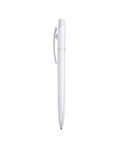 Penna in plastica Bianco