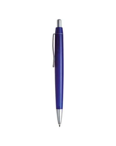 Penna a scatto in plastica trasparente opaca