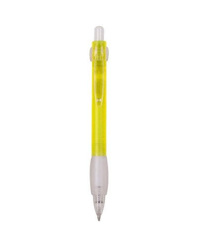 Penna a sfera a scatto Giallo