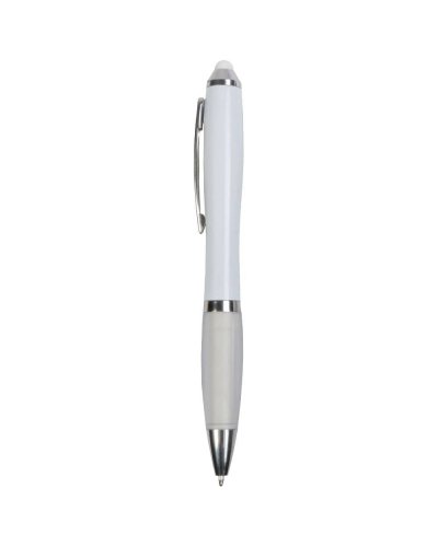 Penna con gommino per touch screen Bianco