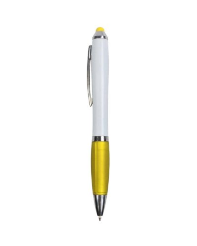 Penna con gommino per touch screen Giallo