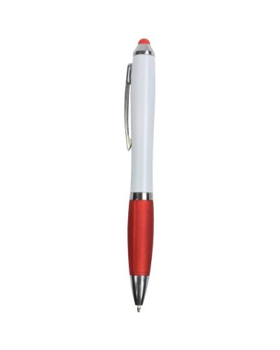 Penna con gommino per touch screen Rosso