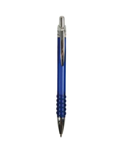 Penna a scatto con impugnatura antiscivolo Blu scuro