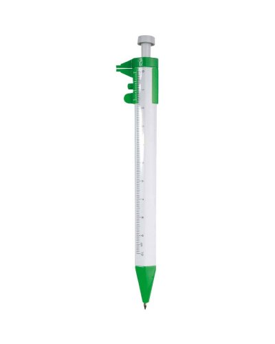 Penna in plastica con calibro