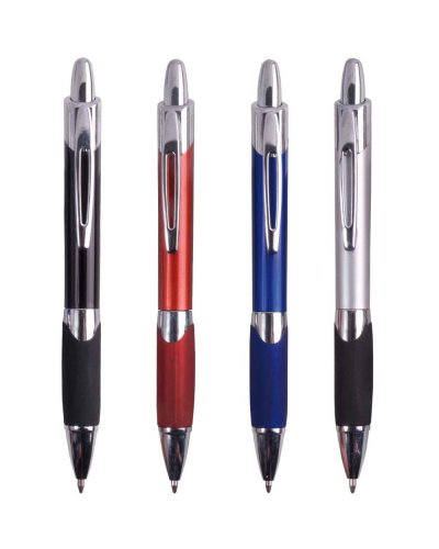 Penna in plastica con clip in metallo