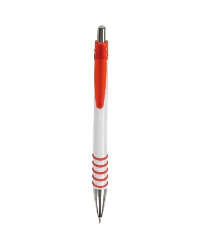Penna a sfera con particolari colorati Rosso