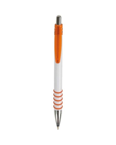 Penna a sfera con particolari colorati Arancione