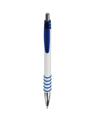 Penna a sfera con particolari colorati Blu scuro
