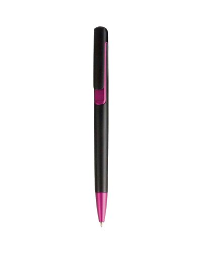 Penna a sfera a scatto colori metallizzati Fucsia