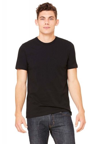 T-shirt unisex taglio attillato Black
