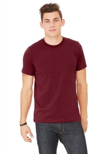 T-shirt unisex taglio attillato Maroon