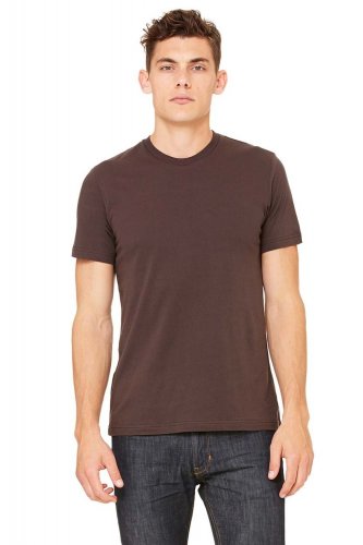 T-shirt unisex taglio attillato Brown