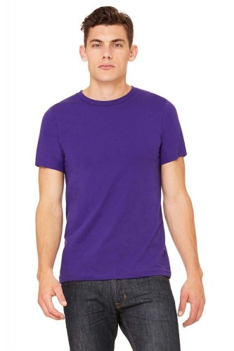 T-shirt unisex taglio attillato Team Purple