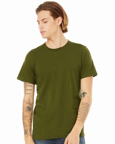 T-shirt unisex taglio attillato Olive