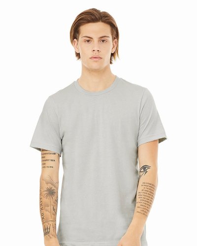 T-shirt unisex taglio attillato Silver