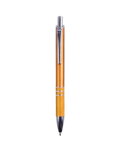 Penna in plastica con clip in metallo Arancione