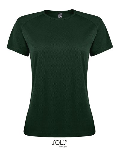 T-shirt Sporty traspirante Verde Bosco