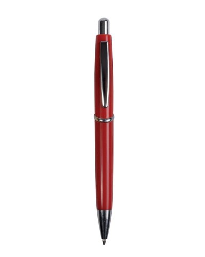 Penna a sfera a scatto Rosso - Refill Nero