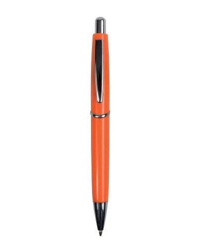 Penna a sfera a scatto Arancio -  Refill Nero