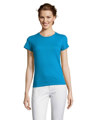 T-shirt donna girocollo Miss Acqua