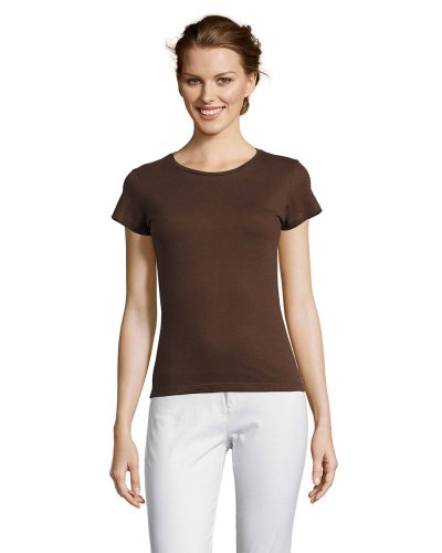 T-shirt donna girocollo Miss Cioccolato