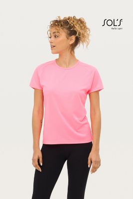 T-shirt Sporty traspirante girocollo regular poliestere