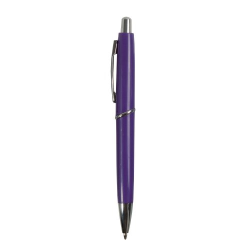Penna a Scatto Mondo Office, Fusto Colorato, Refill Nero o Blu