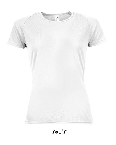 T-shirt Sporty traspirante Bianco