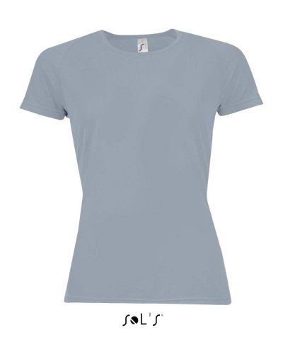 T-shirt Sporty traspirante Grigio Puro