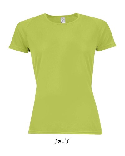 T-shirt Sporty traspirante Verde Mela