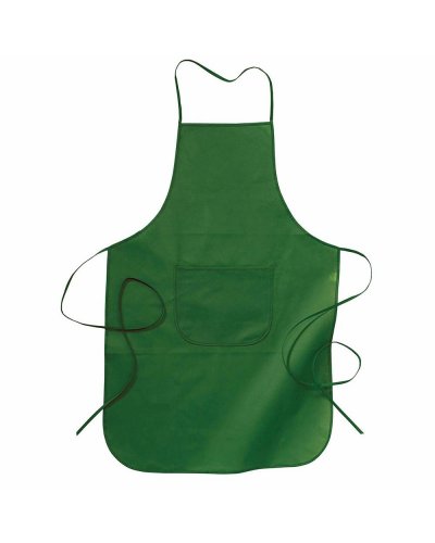 Grembiule in TNT con tasca Verde