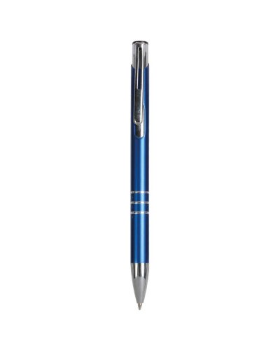 Penna in metallo con 3 anelli Blu Royal