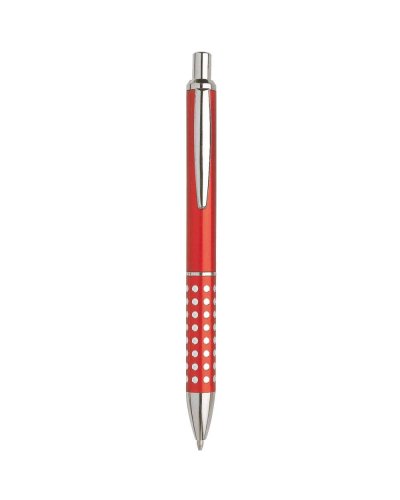 Penna a sfera con impugnatura decorata Rosso