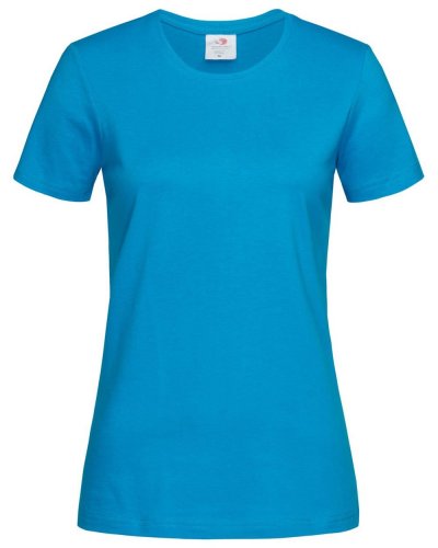 T-shirt donna Classic Fitted Ocean Blue