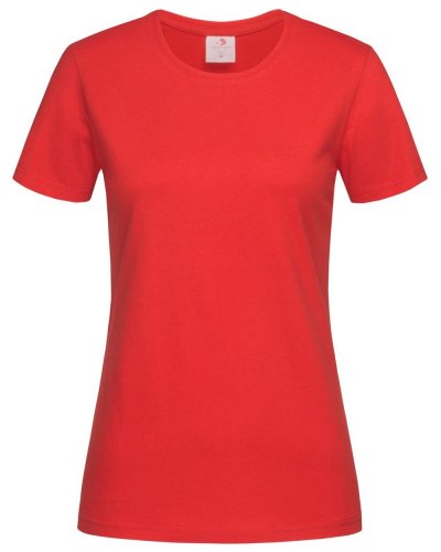 T-shirt donna Classic Fitted Scarlet Red